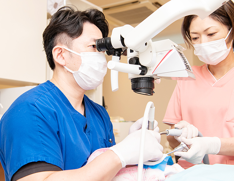 マイクロスコープを用いた根管治療